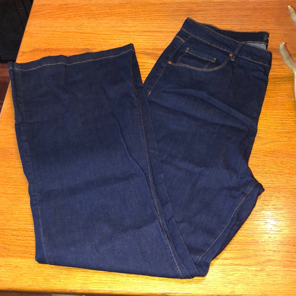 “On the Scene”  Black Label Flare Leg Jeans